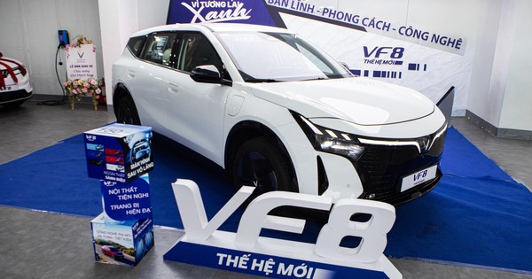 Xem kỹ VinFast VF 8 đời mới vừa về đại lý: Nhiều điểm khác bản cũ, khách vẫn xuống cọc dù chưa thấy xe