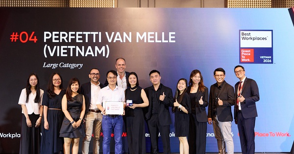 Perfetti Van Melle Việt Nam ghi danh Top 4 nơi làm việc xuất sắc hàng đầu Việt Nam 2026