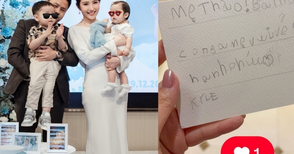 Quý tử 5 tuổi - con trai TGĐ Saigon Square có chia sẻ đặc biệt: Con nhà trâm anh thế phiệt được dạy khéo quá!