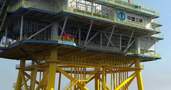 Phát hiện tấm cọc Trung Quốc nặng 13.600 tấn ở giữa biển, cao hơn toà nhà 20 tầng, sắp hoàn thành nhiệm vụ lớn