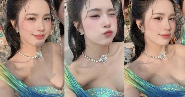 Hot girl tiên cá tại Carnaval Hạ Long xinh đẹp, bùng nổ nhan sắc khiến anh em 