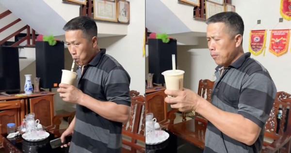 Bị bố cấm uống trà sữa, con gái tung chiêu 'tòa không thử không hiểu được đâu'