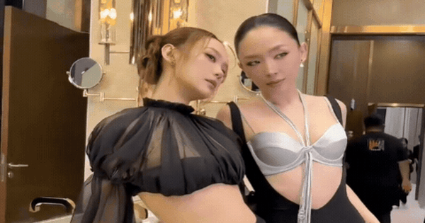Mang hết camera thường ra vẫn không dìm nổi 2 mỹ nhân này, cứ sáp vào là không ai làm lại