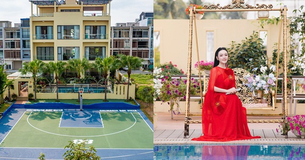 Biệt thự 1000m2, 10 phòng ngủ, có cả sân bóng rổ của nữ NSƯT, trưởng khoa thanh nhạc đình đám