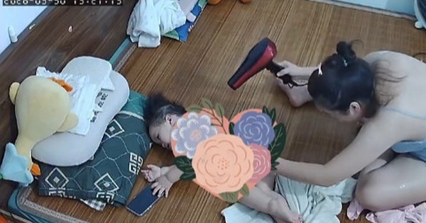 Máy sấy tóc bỗng nhiên phát nổ kinh hoàng ngay cạnh em bé