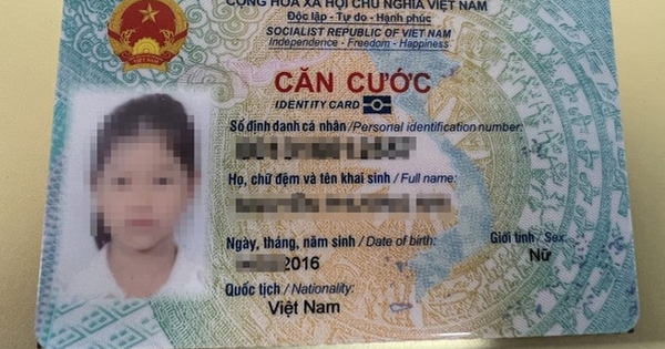 Công an cảnh báo quan trọng liên quan đến thẻ căn cước