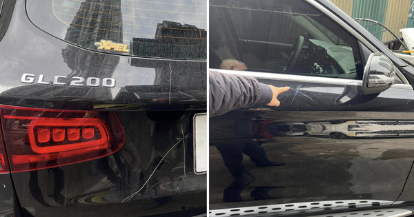 Người phụ nữ cào xước sơn, đập kính, bẻ gương xe Mercedes bị