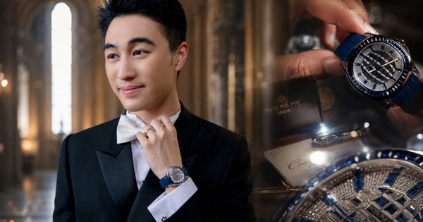 Bóc giá chiếc đồng hồ vàng trắng đính kim cương của thiếu gia trùm sòng bạc Macau trong đám cưới, nhìn con số mà hoa mắt