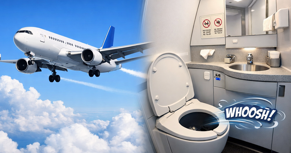 Khám phá cách thức hoạt động nhà vệ sinh trên máy bay