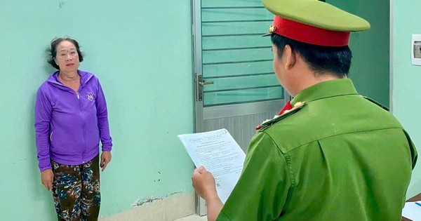 Bắt giữ bà Lý Thái Nghiếm khi đang đứng trước cửa nhà cùng nhiều bao tải