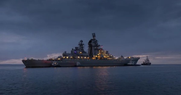 Tàu hạt nhân Đô đốc Nakhimov của Nga 