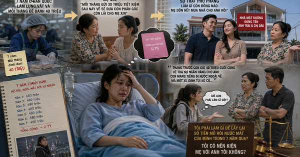 Bị mẹ lấy sạch tiền lương 7 năm cho anh trai mua nhà, phải làm sao?