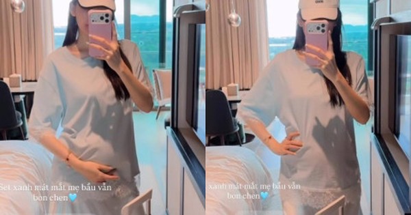 Không còn che giấu, Á hậu Việt khoe bụng bầu rõ mồn một với doanh nhân kín tiếng