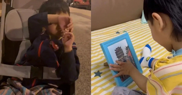 Bé trai 3 tuổi chưa biết mẹ đã qua đời, ngày nào cũng đòi đi