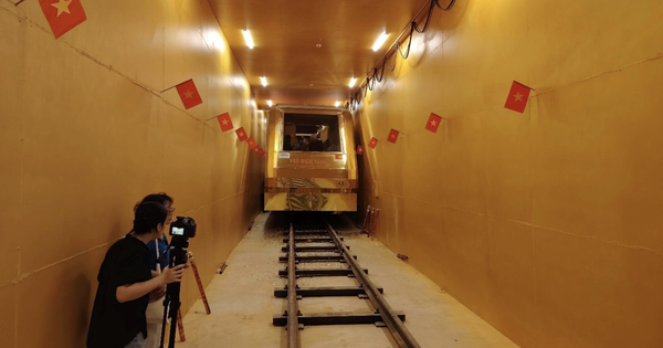 Hoàn thiện hầm metro thử nghiệm dài 70m chỉ trong 2 tuần