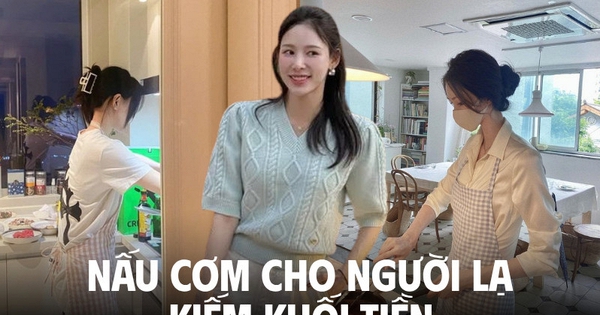 18h rời công ty, đến nhà đeo tạp dề nấu ăn cho ngư