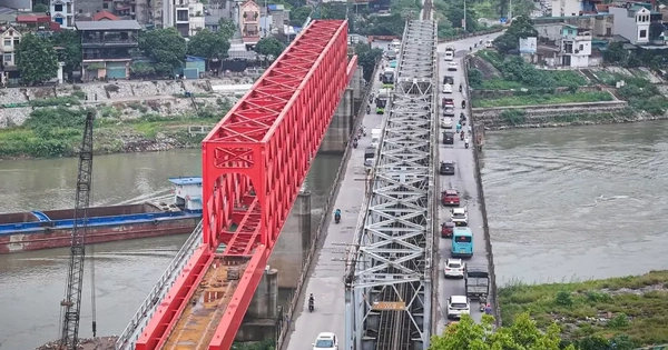 Cận cảnh cầu Đuống 120 năm tuổi trước thời điểm dự kiến tháo