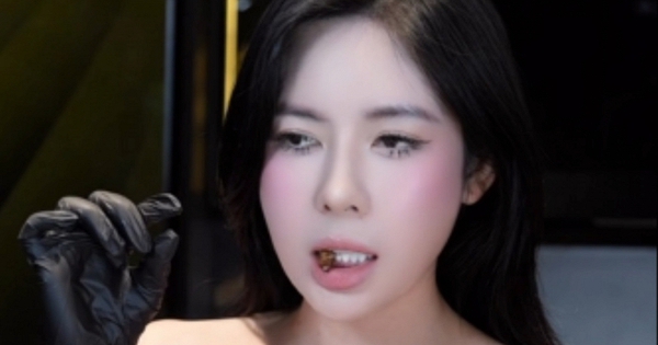 Mukbang gián sấy khô, hot girl gây "náo loạn" CĐM vì độ can 