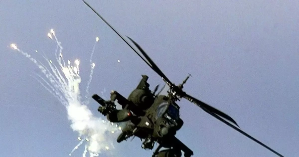 Trực thăng Apache của Mỹ rơi gần eo biển Hormuz