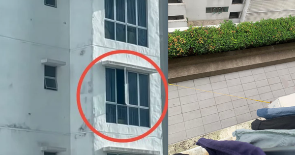 2 anh em ngã từ tầng 12, mẹ các nạn nhân chạy đến 