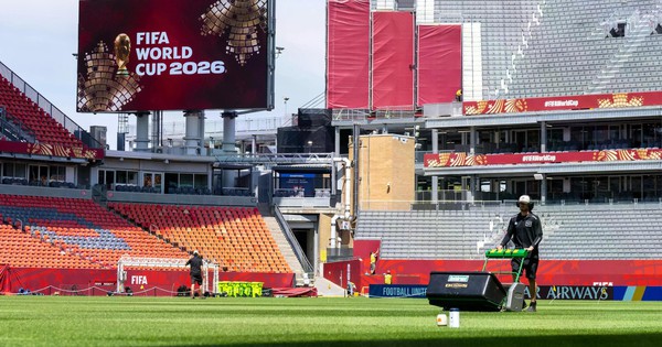 Mặt cỏ sân vận động World Cup 2026 đặc biệt như th