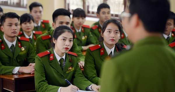 Điểm chuẩn Học viện Cảnh sát Nhân dân 3 năm gần nhất