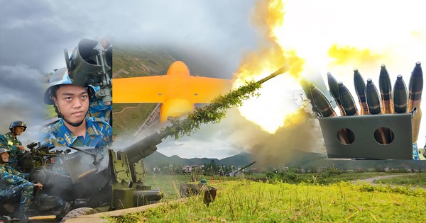 Choáng ngợp màn diễn tập bắn đạn thật, lưới lửa phòng không hạ gục UAV