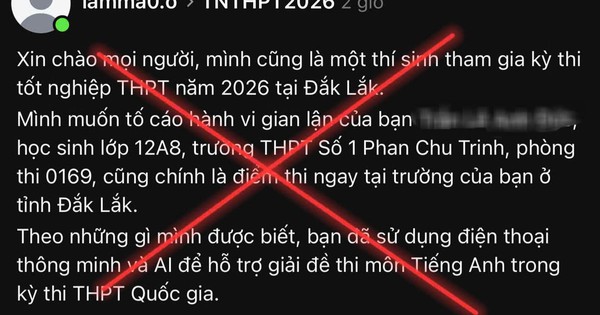Sở GD-ĐT Đắk Lắk lên tiếng về thông tin thí sinh dùng AI khi thi tốt nghiệp THPT