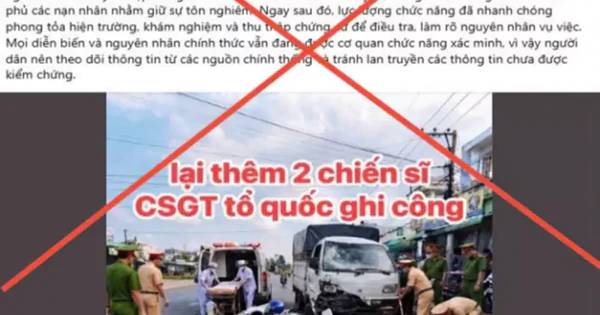 Cà Mau bác thông tin CSGT truy đuổi phương tiện dẫn đến tai nạn