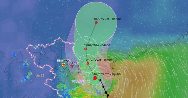 Bão số 1 Maysak đi vào vịnh Bắc Bộ, chiều nay tâm bão trên vùng biển Quảng Ninh