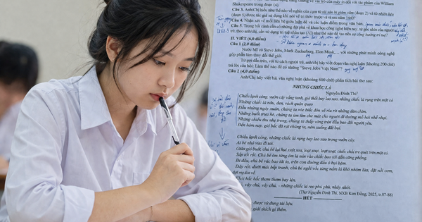 Một chi tiết trong bài thi Văn đạt 9,75 điểm, cao nhất kỳ thi tốt nghiệp đang gây tranh cãi: Đáng khen hay "lệch" yêu cầu?