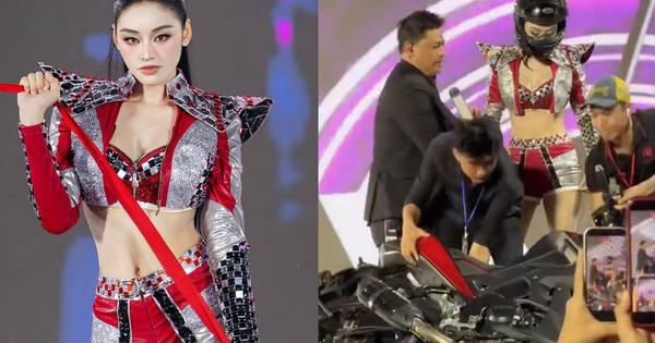 Hoa hậu Yến Nhi nói gì về sự cố ngã xe tại chung kết Miss Grand Vietnam 2026?