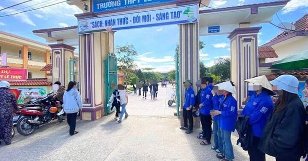 Gian lận thi ở Quảng Trị: Hủy kết quả thi của con Hiệu trưởng Trường THPT Lê Trực
