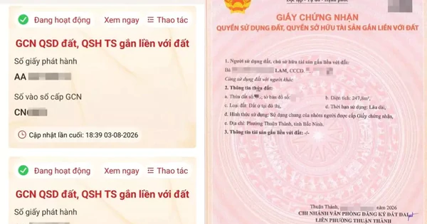 Sổ đỏ bắt đầu hiển thị trên VNeID, người dân có thể tra cứu