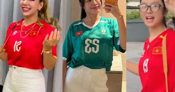 Dàn WAG Yến Xuân, Chu Thanh Huyền lên đồ, khoe dáng nuột nà trước giờ cổ vũ ĐT Việt Nam đấu Thái Lan