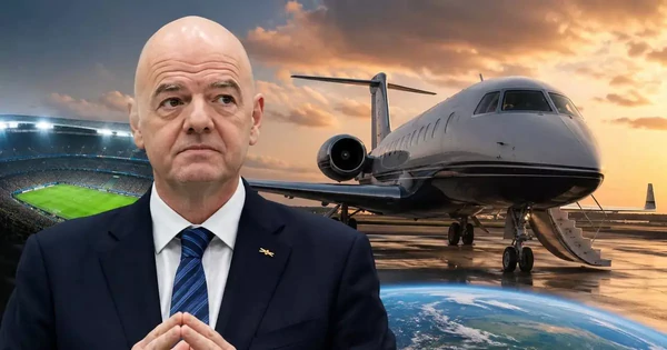 Chuyên cơ đưa Chủ tịch FIFA tới Hà Nội có thể là chiếc Gulfstream của giới siêu giàu