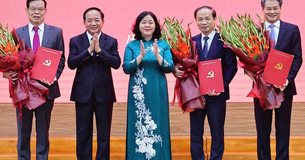 Các ông Phạm Tất Thắng, Nguyễn Quang Đức, Triệu Tài Vinh giữ chức vụ mới