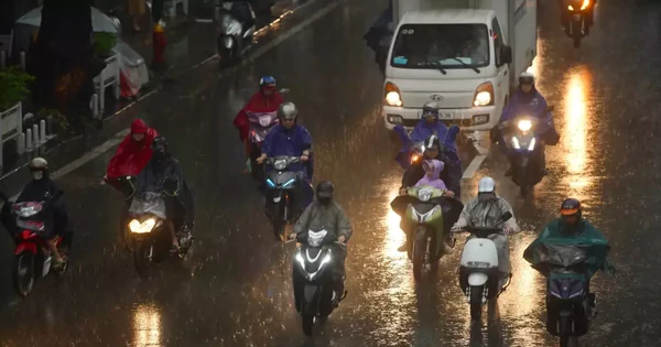 Miền Bắc tiếp tục mưa dông vào chiều tối