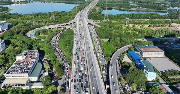 Dự kiến phân luồng xe đi ngược chiều tránh ùn tắc trên cao tốc Pháp Vân - Cao Bồ