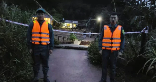 Cầu dân sinh ở Lâm Đồng sập, 35 người dân bị cô lập