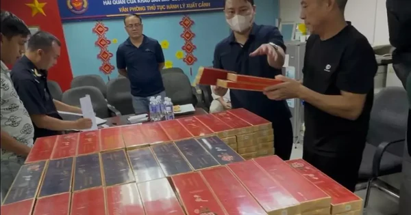 Bắt 4 người Trung Quốc vận chuyển gần 18.000 bao thuốc lá lậu qua sân bay Tân Sơn Nhất