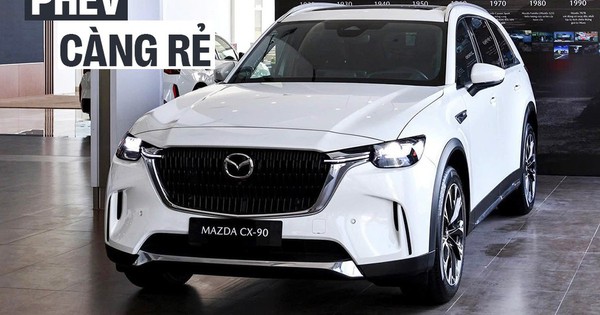 Mazda CX-90 giảm giá hơn 80 triệu tại đại lý: Bản PHEV còn 2,218 tỷ đồng, tăng sức cạnh tranh Palisade, Teramont