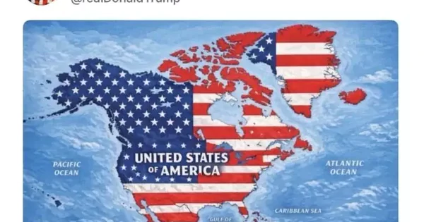 Iceland triệu Đại sứ Mỹ sau khi Tổng thống Trump đăng ảnh bản đồ gây sốc