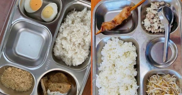 Khay cơm bán trú lèo tèo đã được nhiều người nhìn qua, sao vẫn đến tay trẻ?