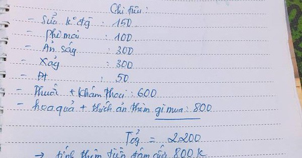Chị em tròn mắt đọc bảng chi tiêu chỉ 3 triệu/tháng của mẹ bầu, hỏi ra mới biết bí mật mang tên “mẹ chồng”