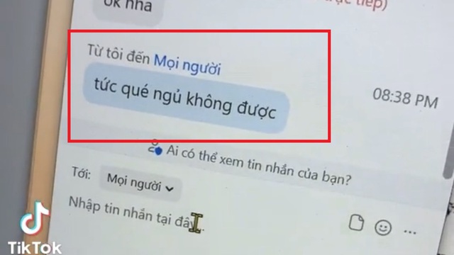 Nữ sinh gửi nhầm tin nhắn vào nhóm chat lớp khi học online, thầy giáo nhìn thấy liền "khịa" vài câu mà ai cũng phục lăn