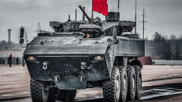Điểm độc đáo xe bọc thép K-16, K-17 trên nền tảng Boomerang của Nga