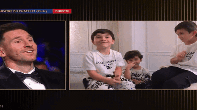 Messi bật cười bởi câu nói bất ngờ của cậu quý tử