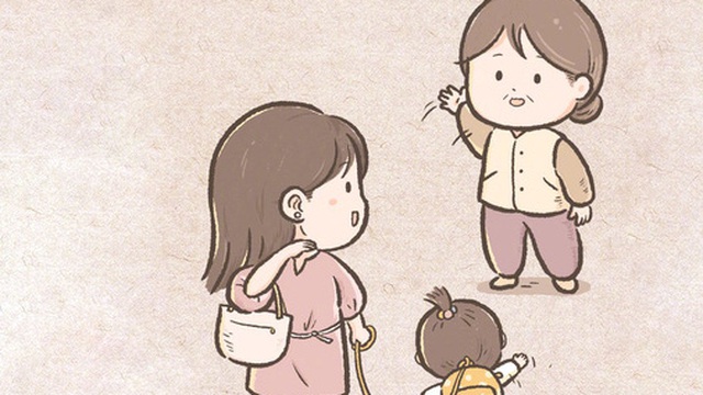 Bộ tranh: Cả cuộc đời, chỉ có mẹ là người duy nhất mãi mãi phải chờ đợi bạn