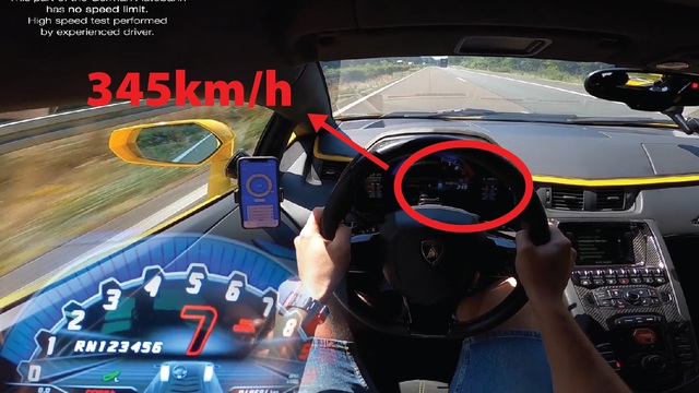 Lamborghini Aventador S "phóng bạt mạng" 345km/h - cảm giác "xé gió" thế nào?